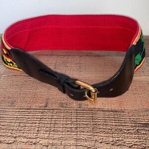 Anna Sui Needlepoint/Petitpoint Belt